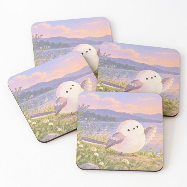 Item preview, Shima Enaga Raising a Wing Beside Sunset Lake designed and sold by AshiraCreations.