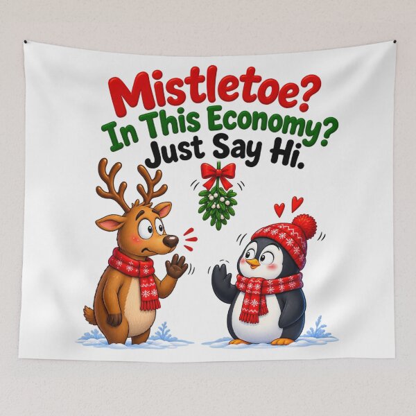 Item preview, Mistletoe In This Economy designed and sold by zakvisuals.