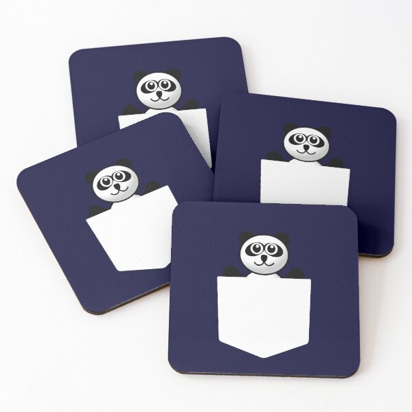 Item preview, Cute Panda in Shirt Pocket – Funny Pocket Panda designed and sold by halazidan.