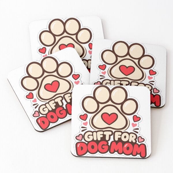 Item preview, Gift for Dog Mom Paw Print Heart Cute Dog Lover Sticker designed and sold by SaeedArtStudio.