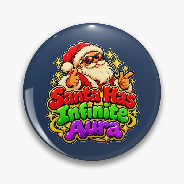 Item preview, Santa Has Infinite Aura Stylish Santa Claus Teen Slang designed and sold by LV-creator.