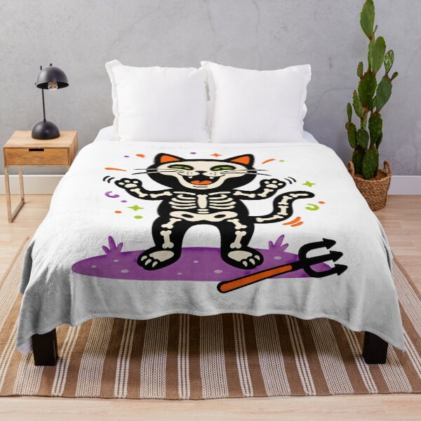 Item preview, Skeleton Cat Halloween Fun Design designed and sold by Dmo3HarkoArt.