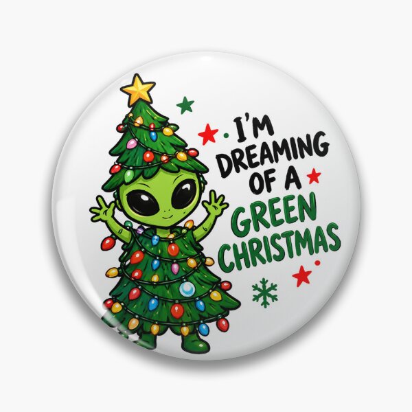 Item preview, Christmas Tree Alien designed and sold by yunamaliskova.