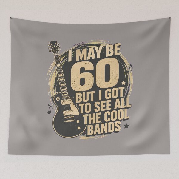 Item preview, 60th-Birthday-Cool-Bands-Guitarist-Gift-Idea designed and sold by AnneUmlau.
