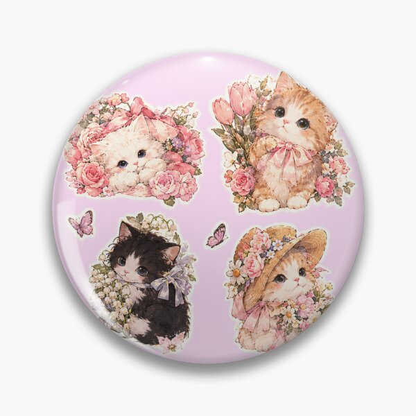 Item preview, Tiny Floral kitty-flower garden  designed and sold by sara747.