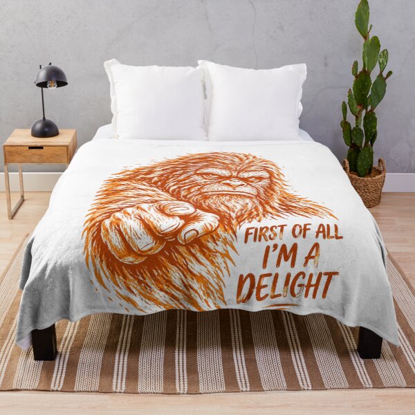 Item preview, Retro First of All I'm A Delight Bigfoot Sasquatch Funny designed and sold by studiopekepeke.