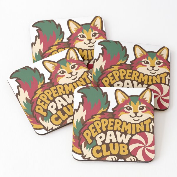 Item preview, Retro Somali Cat Peppermint Christmas Bakery Type Design designed and sold by pumsquare.