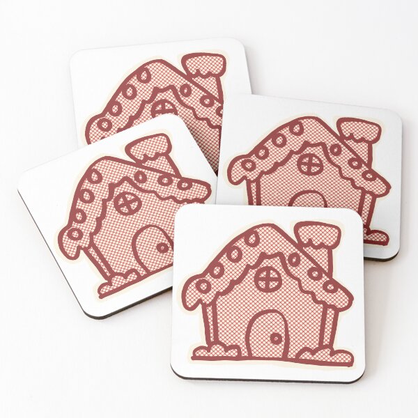 Item preview, Hand Drawn Gingerbread House Cookie designed and sold by DeepArt100.