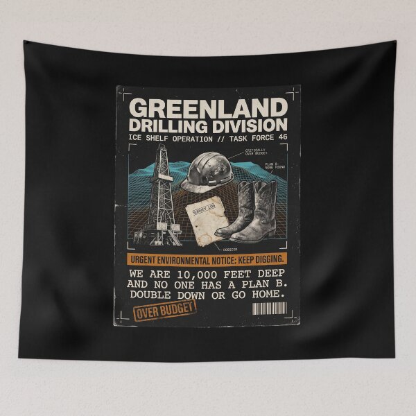 Item preview, Greenland Drilling Division Digger Movie Parody designed and sold by Mircea786.