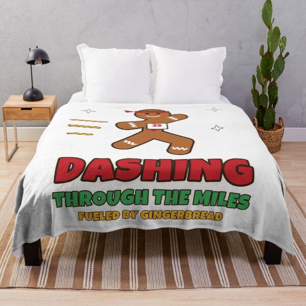 Item preview, Dashing Through The Miles Fueled By Gingerbread Funny Runner Christmas designed and sold by Bornprints.
