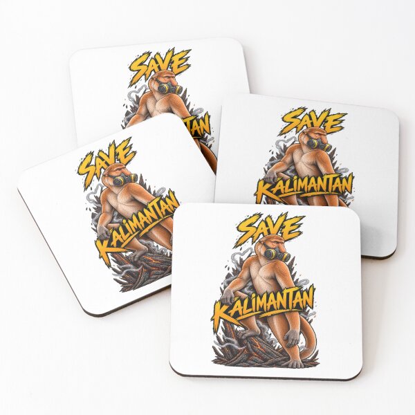 Item preview, Save Kalimantan – Proboscis Bekantan Wildlife Art designed and sold by Nang Ranai.