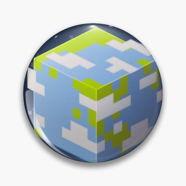 Item preview, Cubic Planet Earth in Space - Retro Voxel Universe Poster designed and sold by Billy Morfo™.