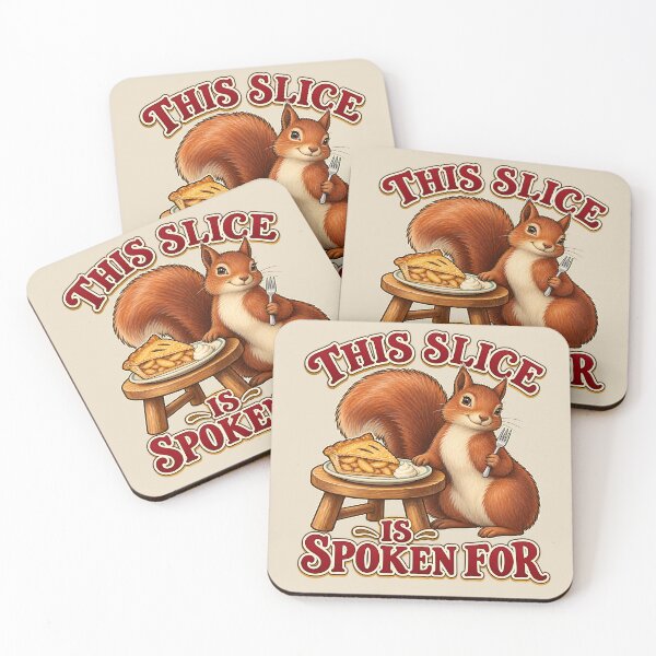 Item preview, Thanksgiving Leftovers Spoken For Squirrel designed and sold by MythicCotton.