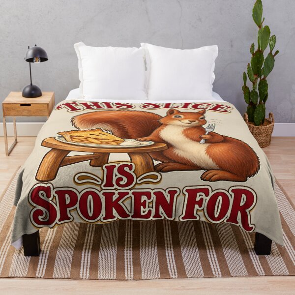 Item preview, Thanksgiving Leftovers Spoken For Squirrel designed and sold by MythicCotton.
