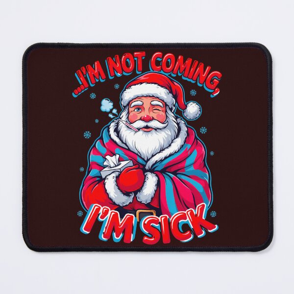 Item preview, Funny Sick Santa Christmas Humor designed and sold by EASY-VIBES.