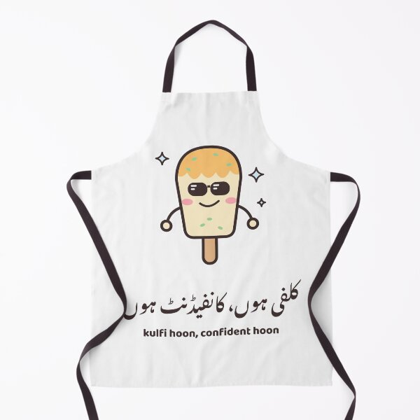 Item preview, Kulfi Hoon Confident Hoon Urdu - Lindo sticker Desi designed and sold by Chai & Chaos.
