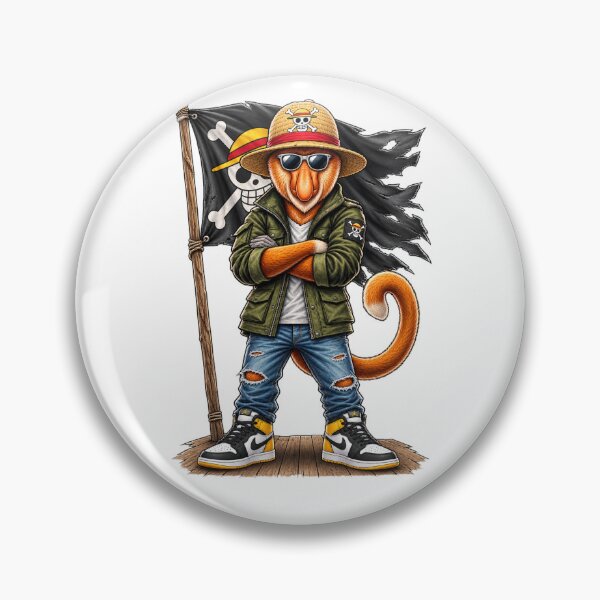 Item preview, Rebel Proboscis Monkey Streetwear Art designed and sold by Nang Ranai.