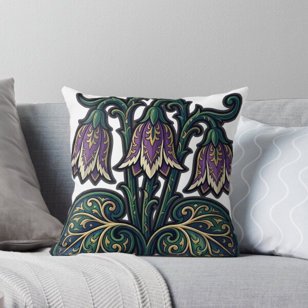 Item preview, Alpine Snowbell - Gothic Alpine Winter Flora Emblem designed and sold by IllumeInk.