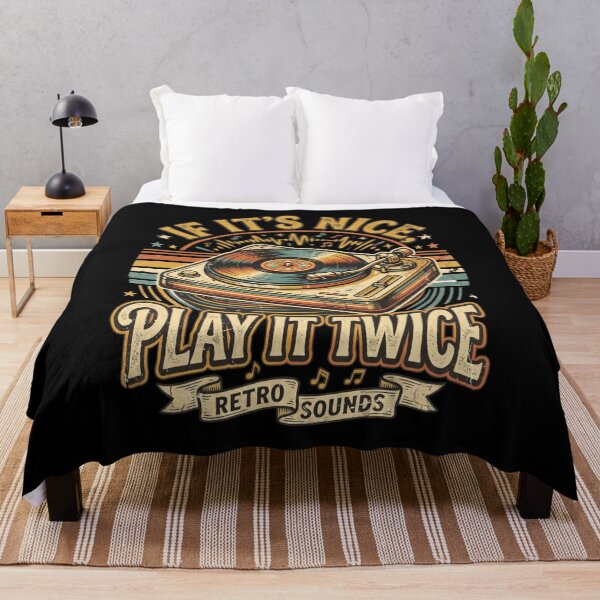 Item preview, If It's Nice Play It Twice Vintage Turntable designed and sold by flamini.