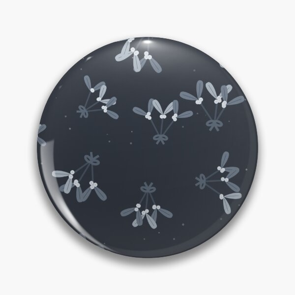 Item preview, Mistletoe Seamless Pattern - Slate Mistletoe Sprig In A Minimal Palette designed and sold by cute-animals99.