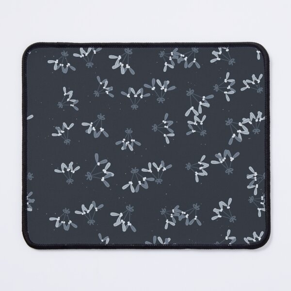 Item preview, Mistletoe Seamless Pattern - Slate Mistletoe Sprig In A Minimal Palette designed and sold by cute-animals99.