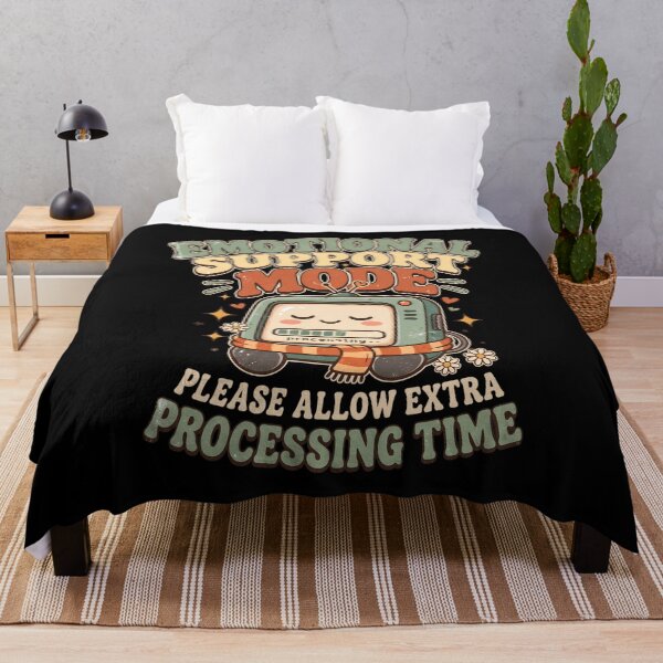 Item preview, Emotional Support Mode Please Allow Extra Processing Time – Funny Mental Health designed and sold by GlimTig.