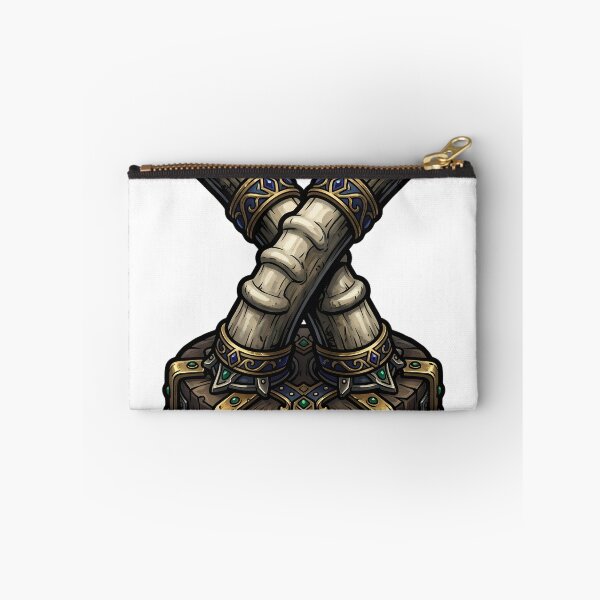 Item preview, Alpine Ibex Horn Relic - Crossed Gothic Alpine Emblem designed and sold by IllumeInk.