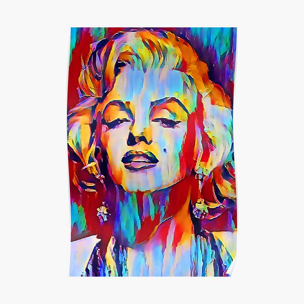 Colorful Marilyn Monroe Wall Art for Sale | Redbubble