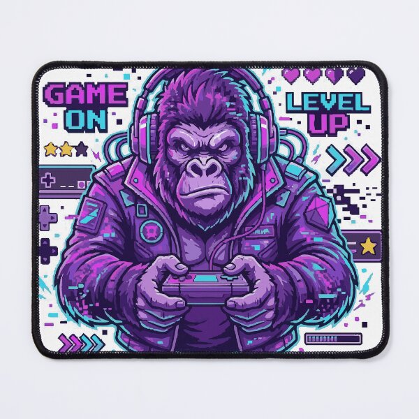 Item preview, Neon arcade Gorilla designed and sold by DevXSolver.