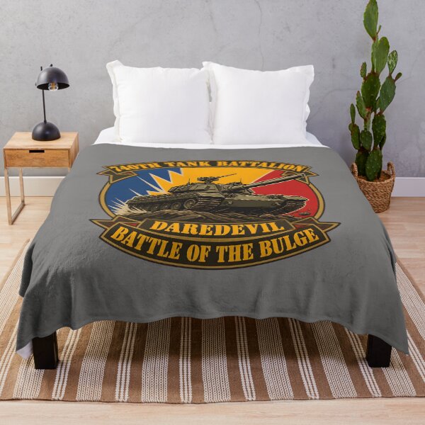 Item preview, 740th-Tank-Battalion-Daredevil-Battle-of-the-Bulge-Emblem designed and sold by LucasVillar.