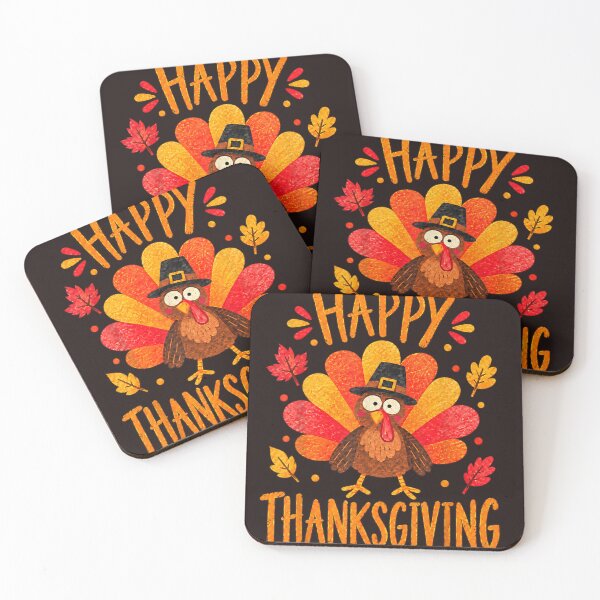 Item preview, Cute Turkey Happy Thanksgiving Fall Leaves Holiday Top designed and sold by mari-kayden.
