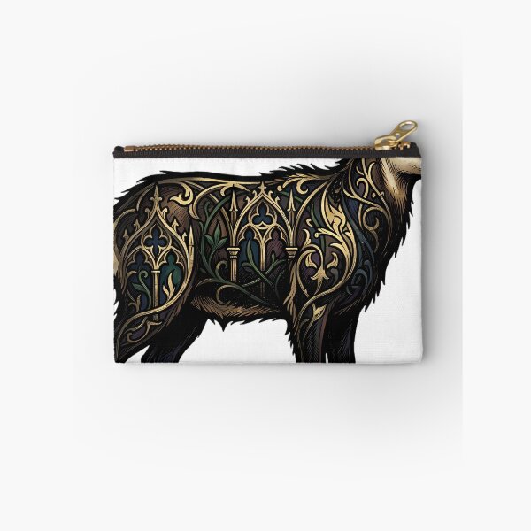 Item preview, Alpine Chamois Beast - Hooked Horn Gothic Winter Emblem designed and sold by IllumeInk.