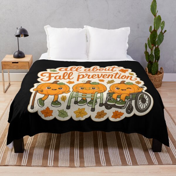 Item preview, All About Fall Prevention Nurse Healthcare Autumn Leaves designed and sold by studiopekepeke.