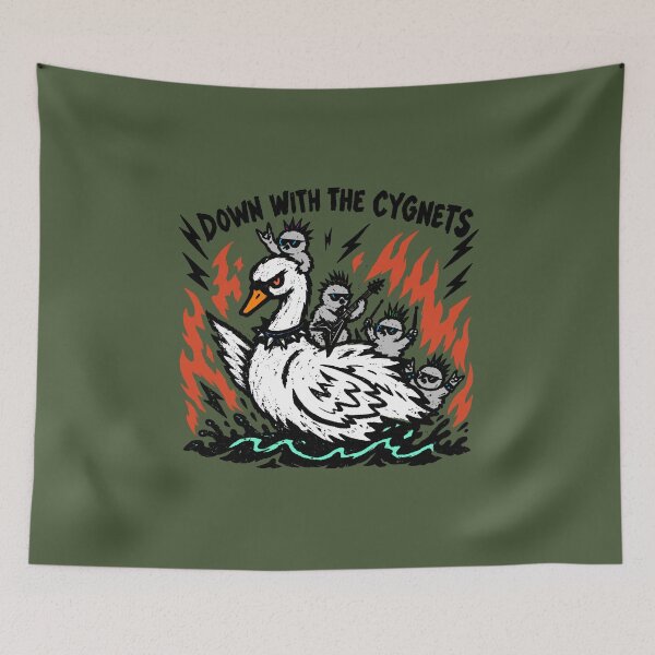 Item preview, Down with the Cygnets designed and sold by PickledjoArt.