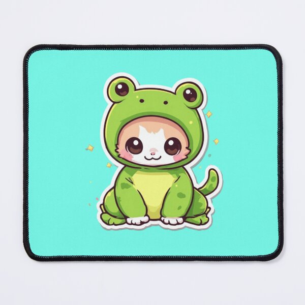 Item preview, Kawaii Frog Costume Kitten Design  designed and sold by MushArtist.