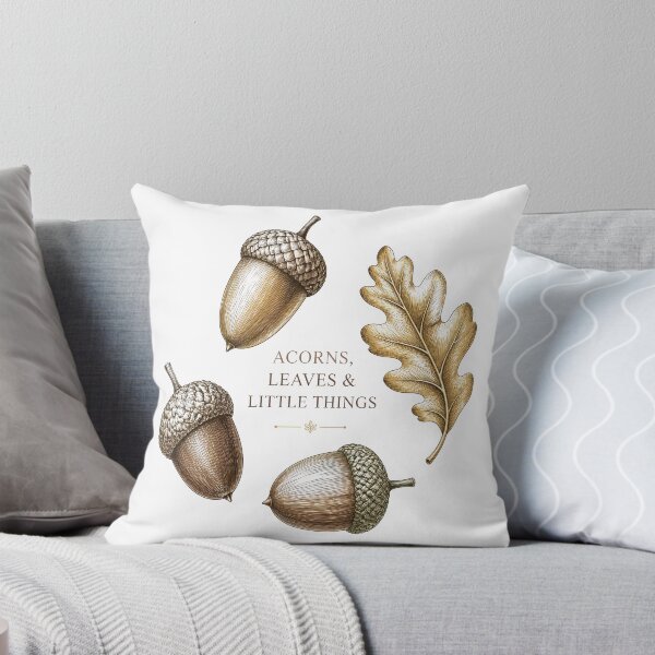 Item preview, Small Acorns Big Dreams Woodland Botanical designed and sold by OliviaHayesArt.