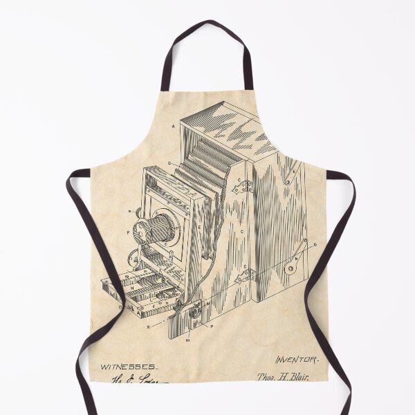 Item preview, Photographic Camera 1887 Patent Rice Paper Print designed and sold by PatentArtStudio.