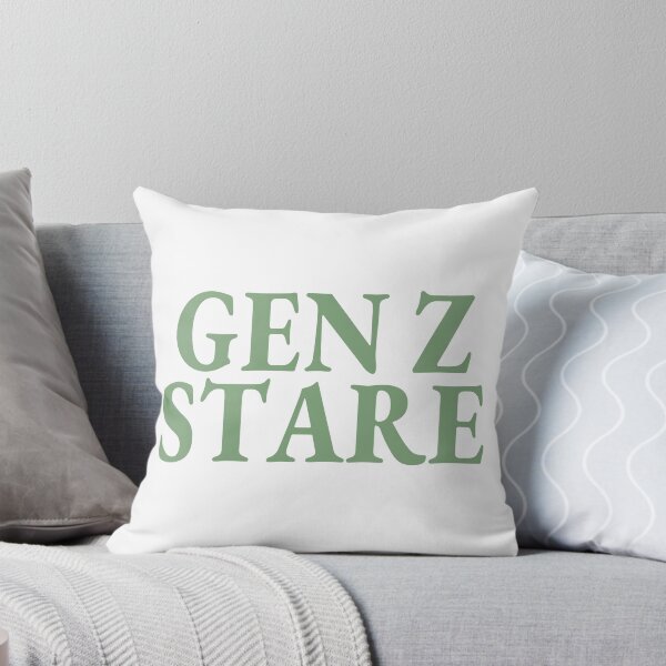 Item preview, Gen Z Stare - Deadpan Quote in Sage Green Bold Lettering designed and sold by ModdiesColors.