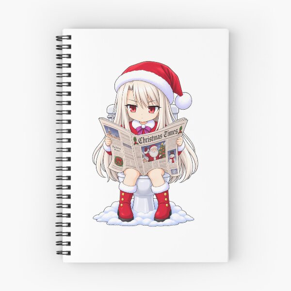 Item preview, Illyasviel von Einzbern Fate Stay Night Christmas Toilet Newspaper designed and sold by Drissorartisa.