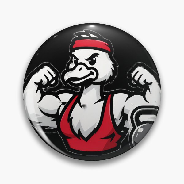 Item preview, Buff Gym Goose Lifting Kettlebell Workout Meme designed and sold by ValhallaHub.