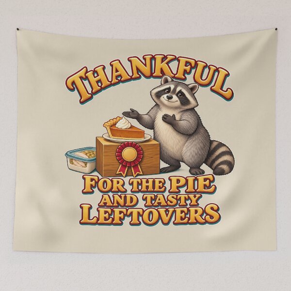 Item preview, Thanksgiving Leftovers Raccoon Pie Award designed and sold by MythicCotton.