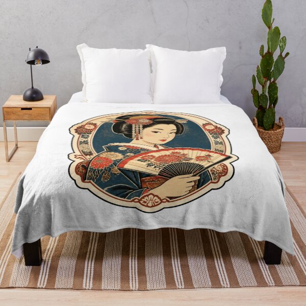 Item preview, Vintage Japanese Art Geisha  designed and sold by emmeshop98.