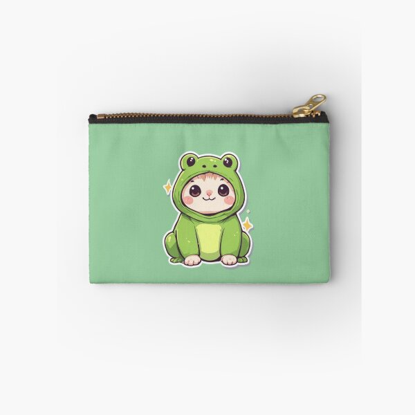 Item preview, Kawaii Frog Costume Kitten Design  designed and sold by MushArtist.