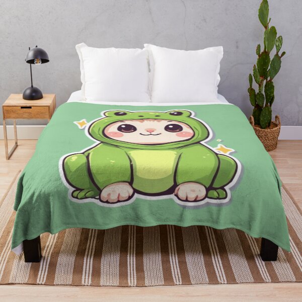 Item preview, Kawaii Frog Costume Kitten Design designed and sold by MushArtist.