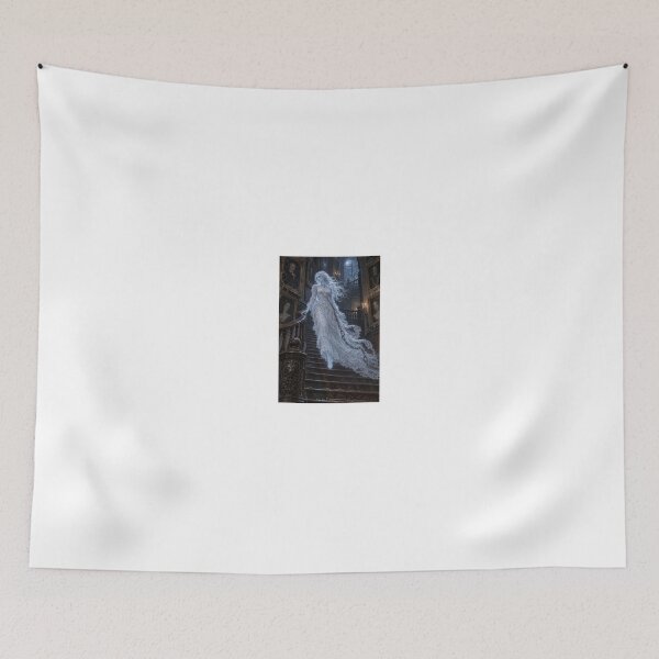 Item preview, Ghostly Lady in Lace Under a Dark Curse designed and sold by CathryneDelamort.