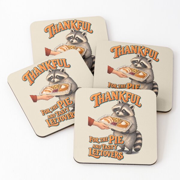 Item preview, Thanksgiving Leftovers Thankful Raccoon Meal designed and sold by MythicCotton.