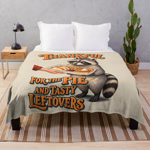 Item preview, Thanksgiving Leftovers Thankful Raccoon Meal designed and sold by MythicCotton.