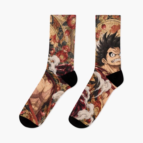 Item preview, Monkey D Luffy One Piece Gear Fourth Boundman Camellias designed and sold by Drissorartisa.