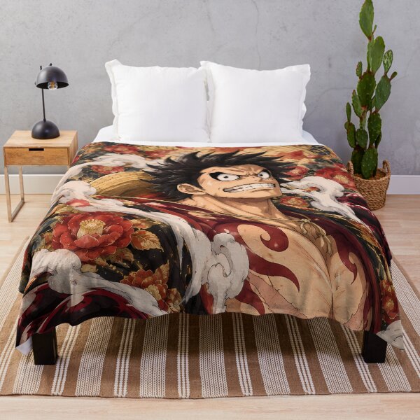 Item preview, Monkey D Luffy One Piece Gear Fourth Boundman Camellias designed and sold by Drissorartisa.