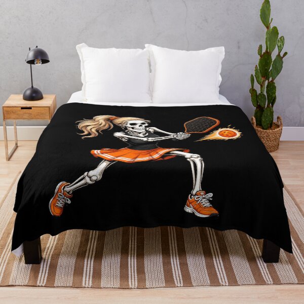 Item preview, Funny Pickleball Skeleton Halloween Sport Spooky Women Girls designed and sold by studiopekepeke.